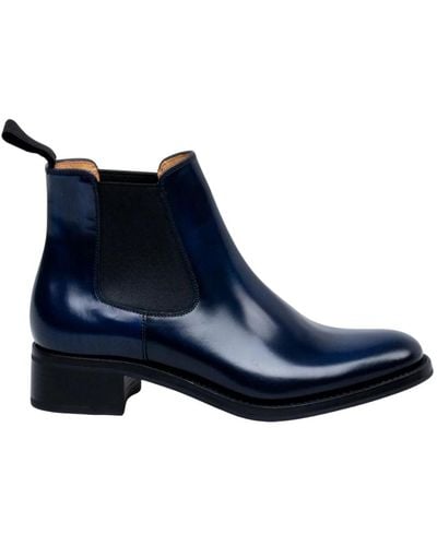 Church's Shoes > boots > chelsea boots - Bleu