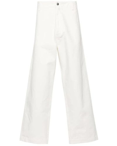 Emporio Armani Wide trousers - Weiß