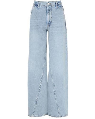 Anine Bing Blaue capri-jeans