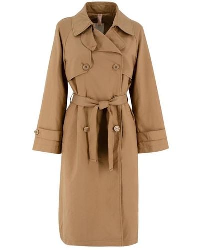 DUNO Trench Coats - Brown