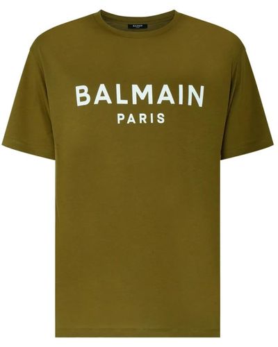 Balmain Logo Printed T-shirt - Multicolor