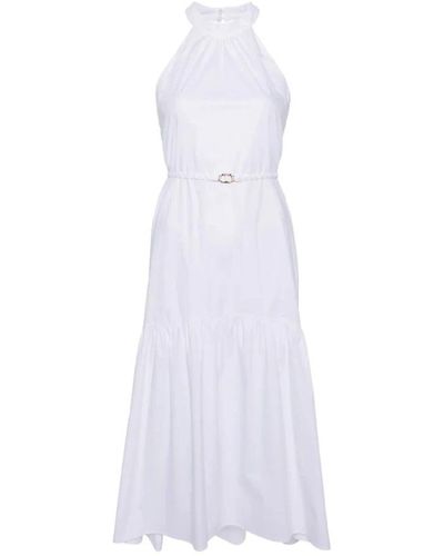 Twin Set Midi Dresses - White