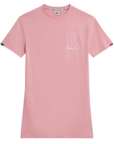 Kickers Baumwoll lifestyle kleid - Pink