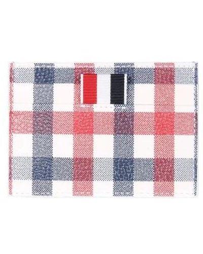 Thom Browne Card Holder With Logo - Rot