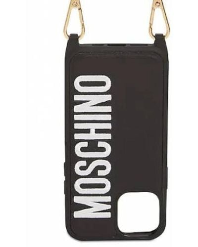 Moschino Iphone 12 pro max case - Noir