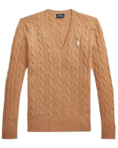 Polo Ralph Lauren V-Neck Knitwear - Brown