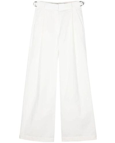 Emporio Armani Wide Trousers - White