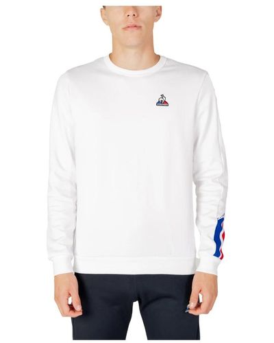 Le Coq Sportif Sweatshirts - White