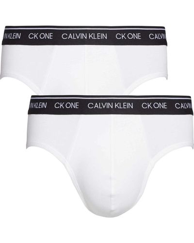 Calvin Klein Slip hip briefs - Bianco
