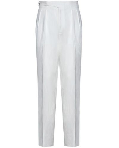 Ralph Lauren Straight Trousers - White