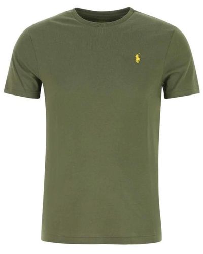Ralph Lauren T-shirt collo rotondo verde - 100% cotone