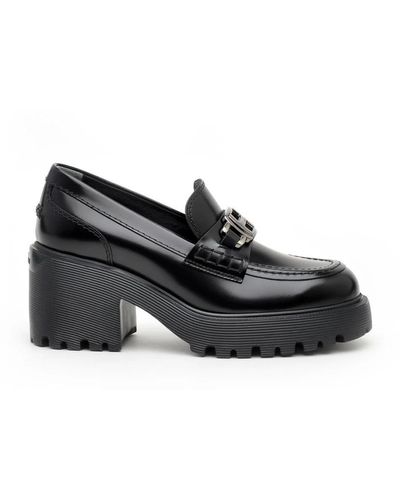 Hogan Court Shoes - Black