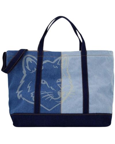 Maison Kitsuné Handbags - Blau