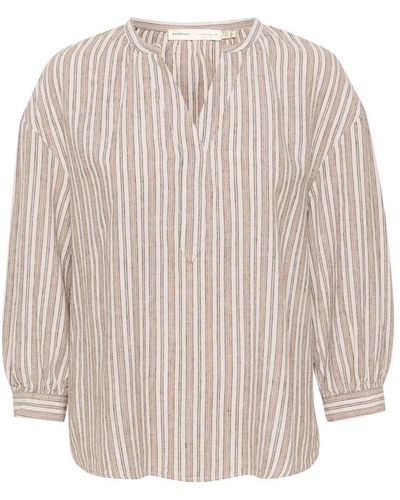 Inwear Alabasta stripe bluse - Weiß
