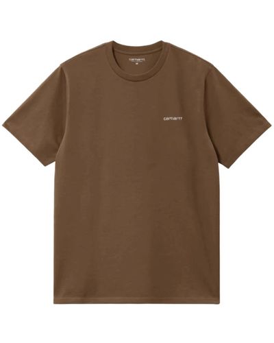 Carhartt T-Shirts - Brown