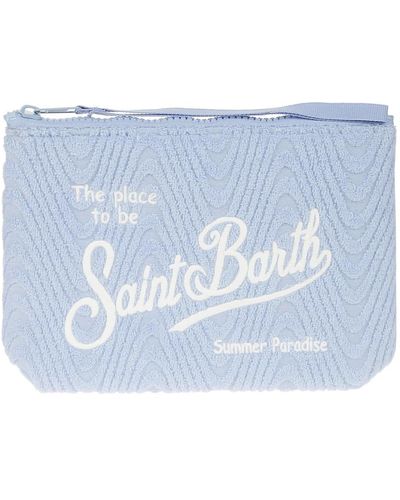 Mc2 Saint Barth Sponge pochette reißverschluss strand stadt - Blau