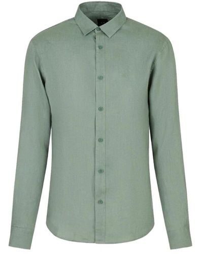 Armani Exchange Casual Shirts - Green
