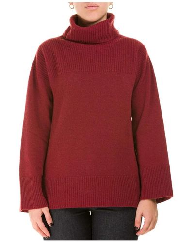Marella Knitwear > turtlenecks - Rouge
