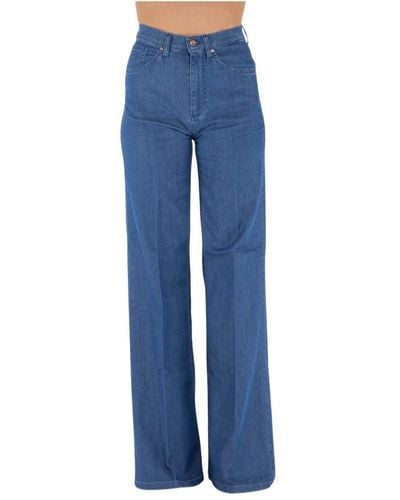 Don The Fuller Trousers > wide trousers - Bleu