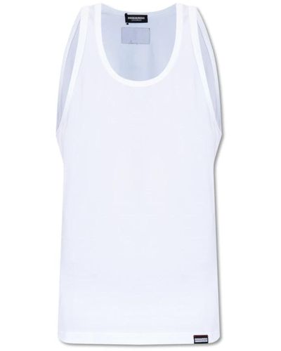 DSquared² Tops > sleeveless tops - Blanc