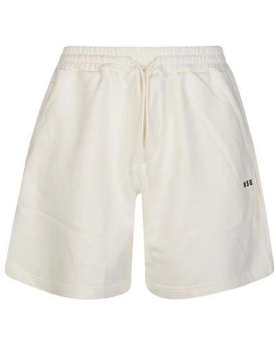 MSGM Casual Shorts - White