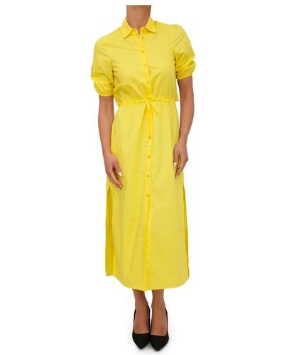 Patrizia Pepe Shirt Dresses - Yellow