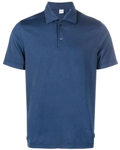 Aspesi Klassisches polo-shirt für männer,polo shirts - Blau