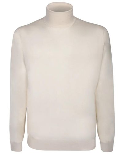 Dell'Oglio Knitwear > turtlenecks - Blanc