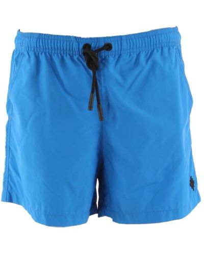 Marcelo Burlon Swimwear > beachwear - Bleu