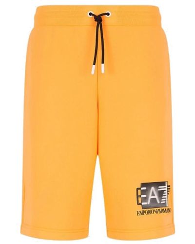 EA7 Shorts chino - Jaune