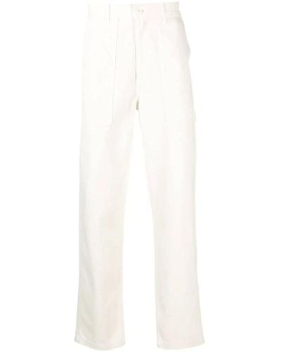 Palmes Straight Trousers - White