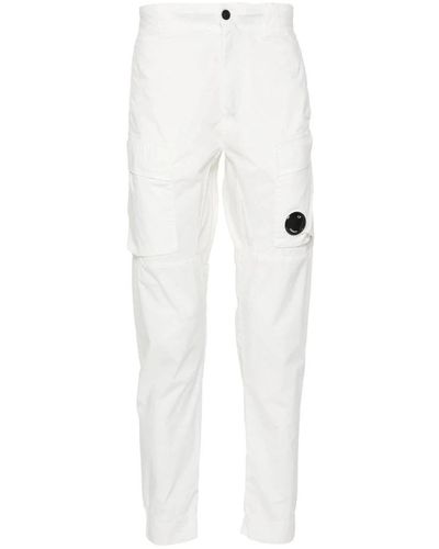 C.P. Company Slim-Fit Pants - White