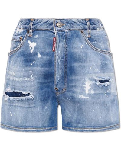 DSquared² Shorts de mezclilla - Azul