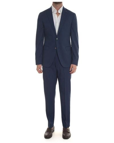 Michael Kors Single Breasted Suits - Blue