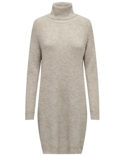 ONLY Knitted Dresses - Grey