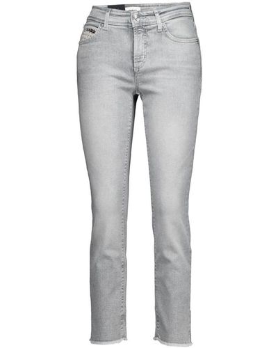 Cambio Slim-Fit Jeans - Grey