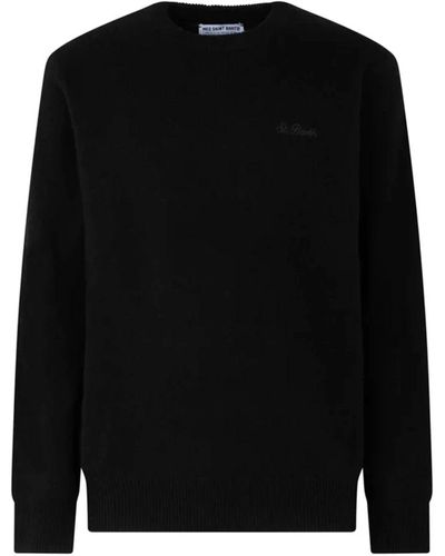 Saint Barth Knitwear > round-neck knitwear - Noir