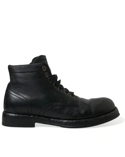 Dolce & Gabbana Shoes > boots > lace-up boots - Noir