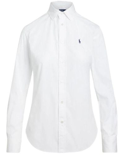 Polo Ralph Lauren Charlotte Poplin Shirt - White