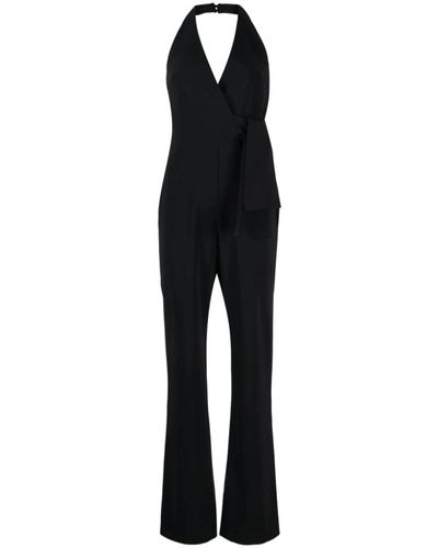 Pinko Stretch crepe jumpsuit - Nero