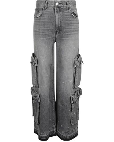 Amiri Stone grey italienische rigid jeans - Grau