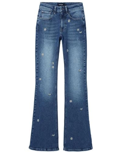 Desigual Flared jeans - Blau