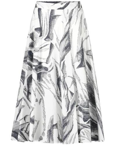 Marina Rinaldi Midi Skirts - Grey
