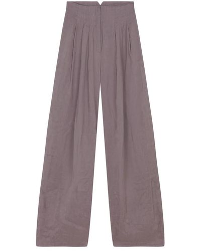 Cortana Trousers > wide trousers - Violet