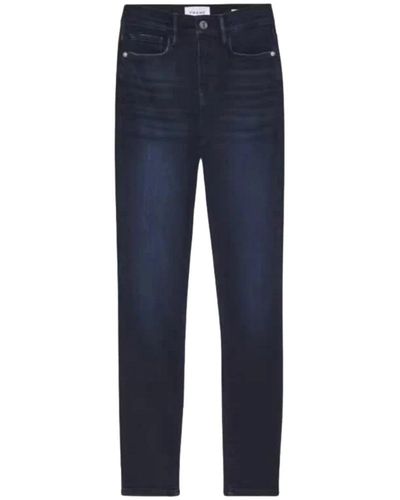 FRAME Cropped Jeans - Blue