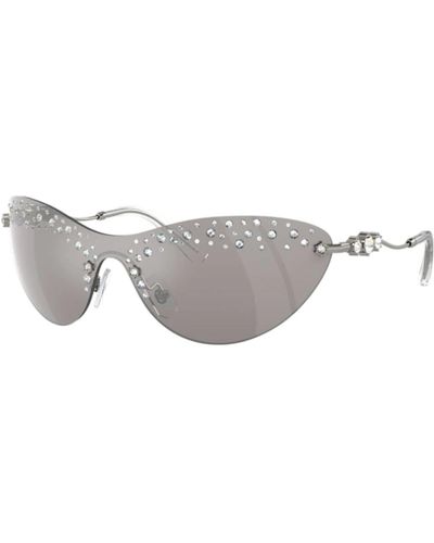 Swarovski Graue sonnenbrille für den täglichen gebrauch