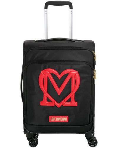 Love Moschino Large Suitcases - Red
