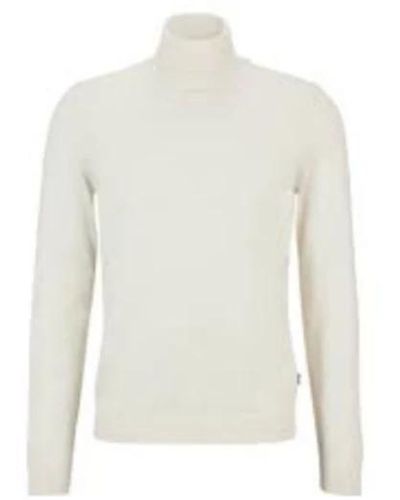 BOSS Knitwear > turtlenecks - Blanc