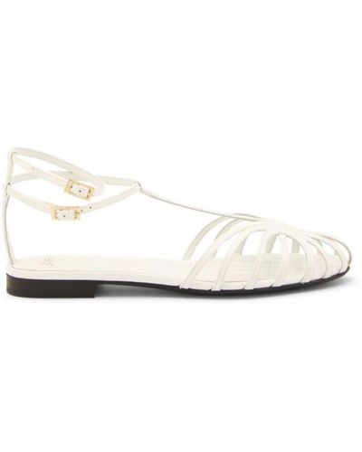ALEVI Flat Sandals - White