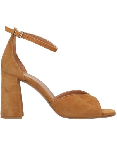 Guglielmo Rotta Shoes > sandals > high heel sandals - Marron